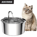 HydraPet Inox 3L – Bebedouro Premium com Dupla Filtragem