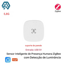 📡 Sensor Inteligente de Presença Humana mmWave ZigBee/Wi-Fi – Detecção Precisa com Automação Tuya Smart Life