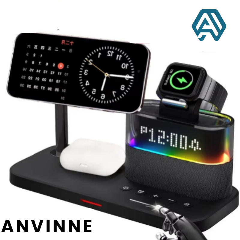 🔌 Estação PowerDock 5 em 1 – Carregamento Inteligente com Estilo