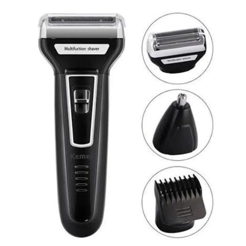 Shaver KM-6558 3em1 – Nariz, Barba & Corpo