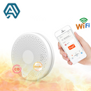 🔥 Detector Inteligente 2 em 1 Anvinne: Fumaça + Monóxido com Alerta Sonoro Tuya Wi-Fi