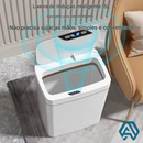 Lixeira Inteligente Touchless 15L – Sensor Automático, à Prova d’Água e Design Moderno para Banheiro, Cozinha e Escritório