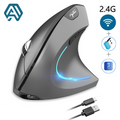🖱️ XMouse Pro Vertical — Conforto, Silêncio e Precisão em Dobro