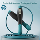 🏃‍♂️ Corda de Pular Inteligente com Contador Digital – Ajustável, Aço Reforçado e Treino para Queima de Calorias