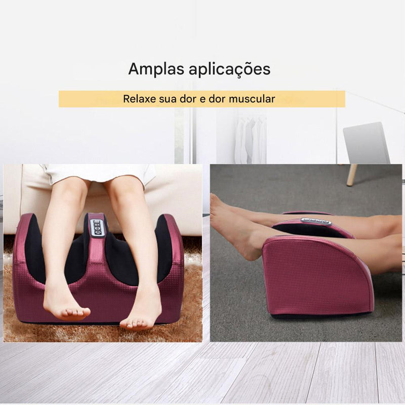 💆‍♂️ Foot Spa Elétrico com Aquecimento – Massagem Shiatsu, Compressão Quente e Relaxamento Muscular