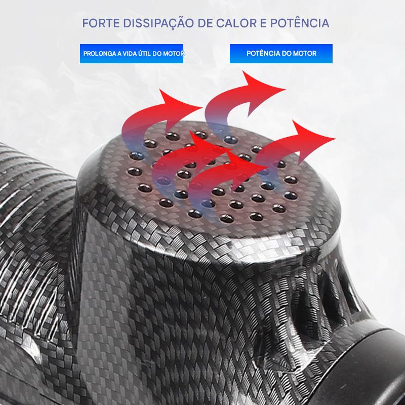 💪 Massage Gun Profissional com Cabeça Quente e Fria – Alívio Muscular, Relaxamento e Modelagem Corporal
