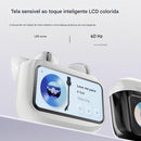 Fone Bluetooth W12 ENC Pro™ – Tela Digital, à Prova d'Água, Som Estéreo