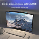💡 Luminária de Monitor USB RGB – Iluminação Profissional para Seus Estudos e Games