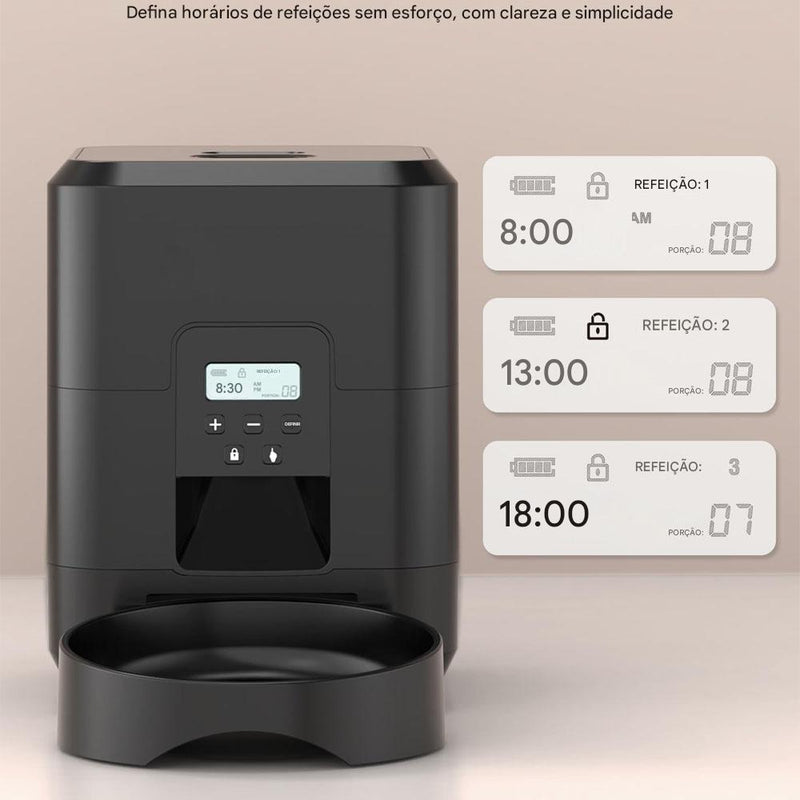 SmartPet Timer – Alimentador Automático para Gatos e Cães