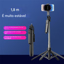 🤳 Tripé FlexiReach 180 Pro – Liberdade Total Para Seus Registros!