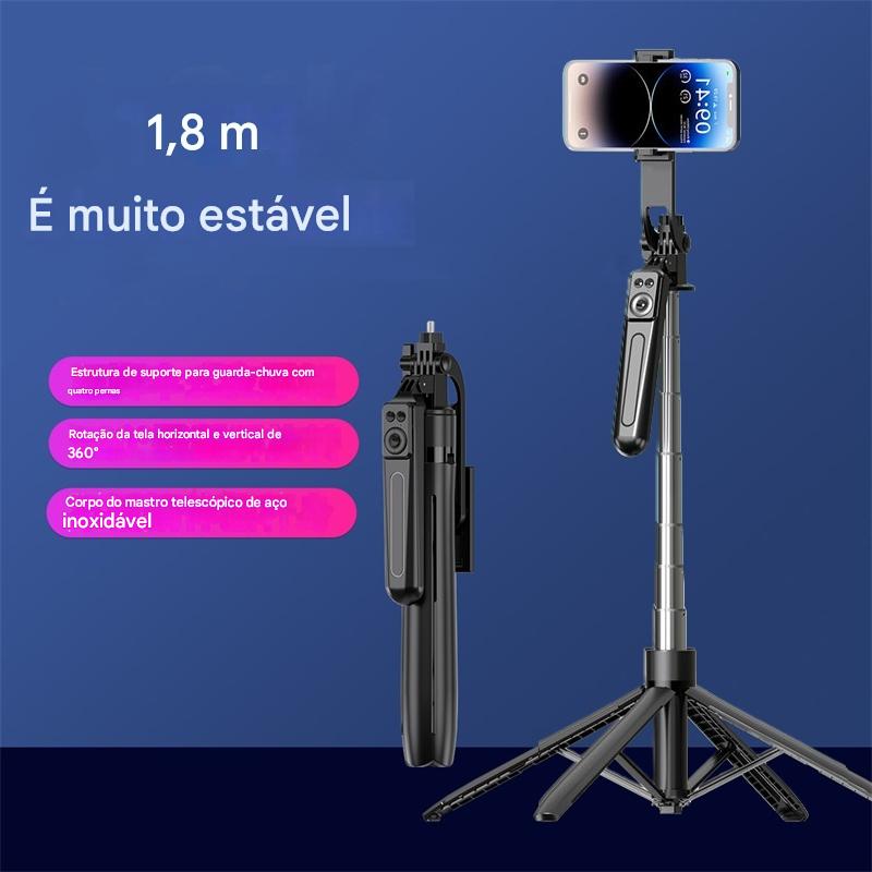 🤳 Tripé FlexiReach 180 Pro – Liberdade Total Para Seus Registros!