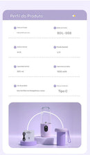 Mixer Portátil USB Anvinne — Mini Liquidificador sem Fio para Smoothies e Shakes