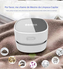 PocketClean™ – Aspirador de Mesa Recarregável e Portátil