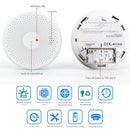 🔥 Detector Inteligente 2 em 1 Anvinne: Fumaça + Monóxido com Alerta Sonoro Tuya Wi-Fi