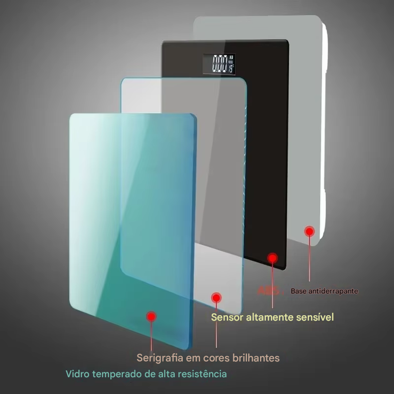 Smart APP — Balança Digital de Gordura Corporal e Composição 💪📱