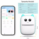Mini Impressora Térmica Portátil CatPrint™ – Bluetooth, Sem Fio, Para Fotos e Etiquetas
