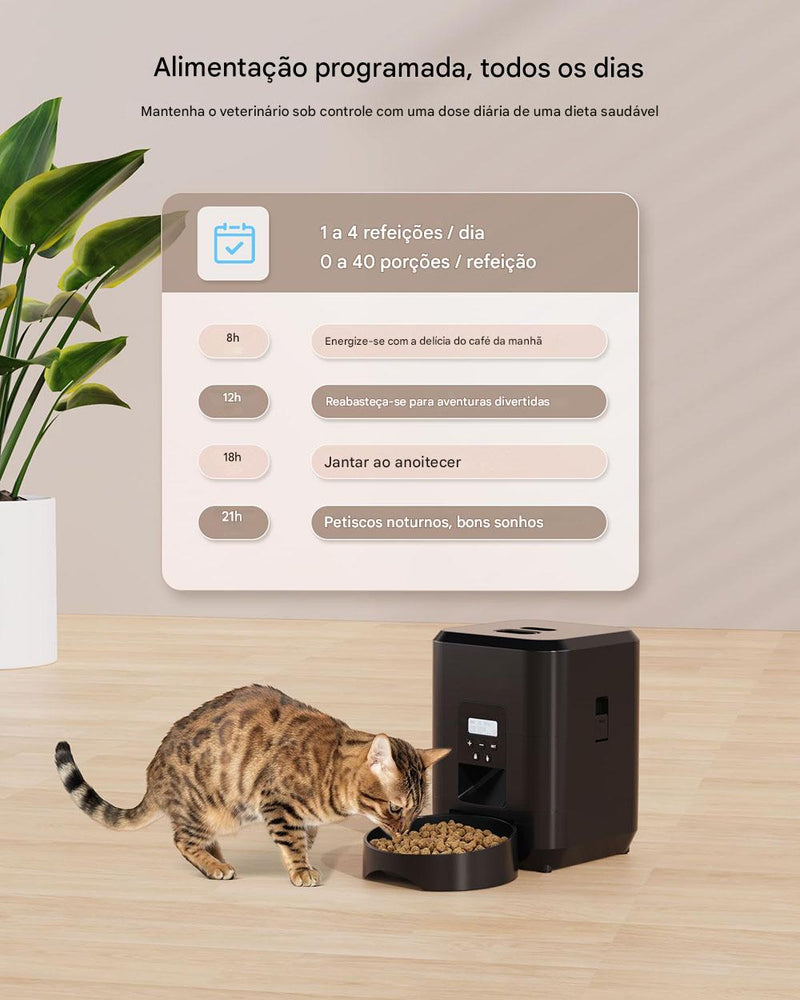 SmartPet Timer – Alimentador Automático para Gatos e Cães