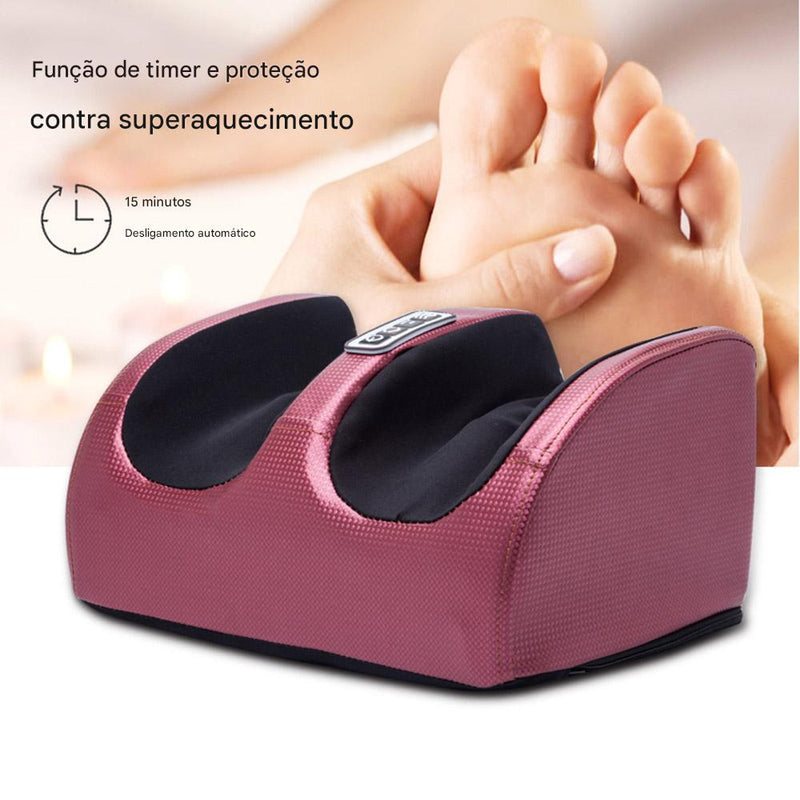 💆‍♂️ Foot Spa Elétrico com Aquecimento – Massagem Shiatsu, Compressão Quente e Relaxamento Muscular