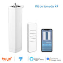 Motor de Cortina Inteligente Anvinne Tuya Wi-Fi/Zigbee com Controle por App e Voz