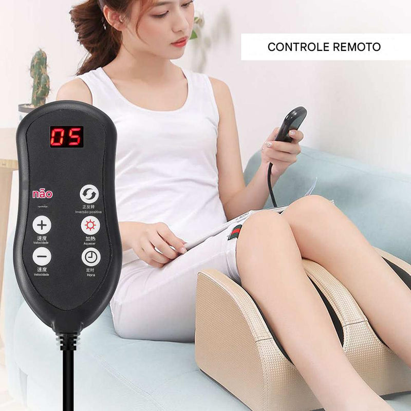 💆‍♂️ Foot Spa Elétrico com Aquecimento – Massagem Shiatsu, Compressão Quente e Relaxamento Muscular