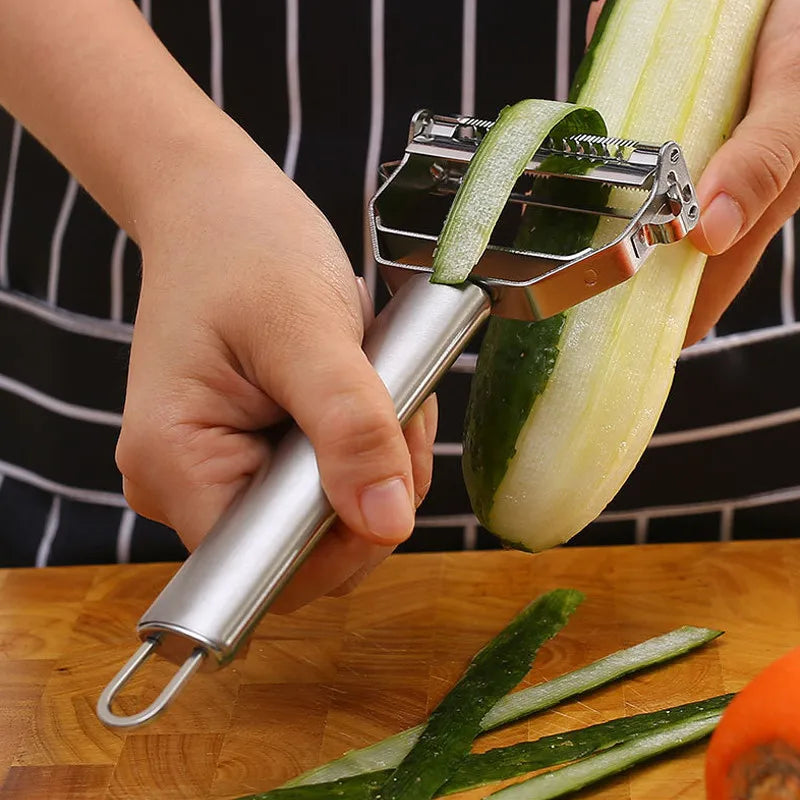 Descascador multifuncional – aço inox para frutas e vegetais