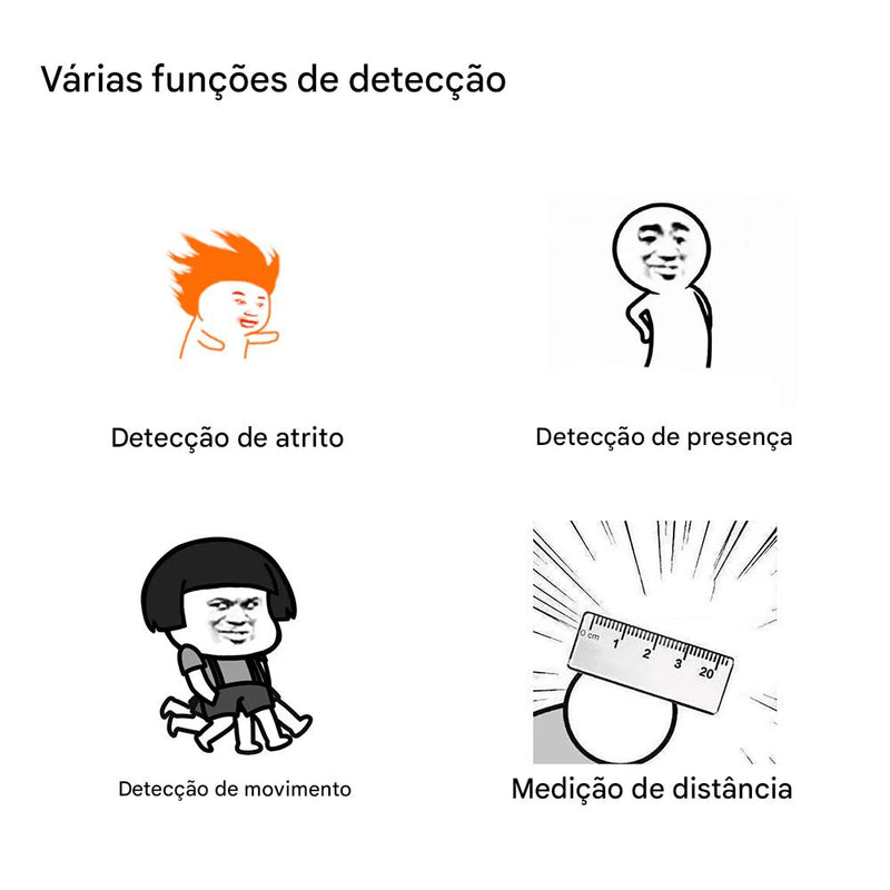 📡 Sensor Inteligente de Presença Humana mmWave ZigBee/Wi-Fi – Detecção Precisa com Automação Tuya Smart Life