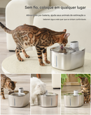 💧 Fonte SmartFlow APETDOLA – Bebedouro Automático com Sensor para Gatos e Cães | 4L Sem Fio