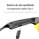 🕶️ Óculos de Sol Inteligente Bluetooth 5.3 – Chamadas, Música e Assistente de Voz para Esportes e Lazer