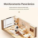 Anvinne DualVision 6K™ – Câmera de Segurança 360° com Duas Lentes, Visão Noturna e Áudio Bidirecional