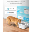 SmartFlow Anvinne™ – Bebedouro Automático com App, Bandeja Inox e Sensor de Peso (2,5L)