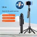 🤳 Tripé FlexiReach 180 Pro – Liberdade Total Para Seus Registros!