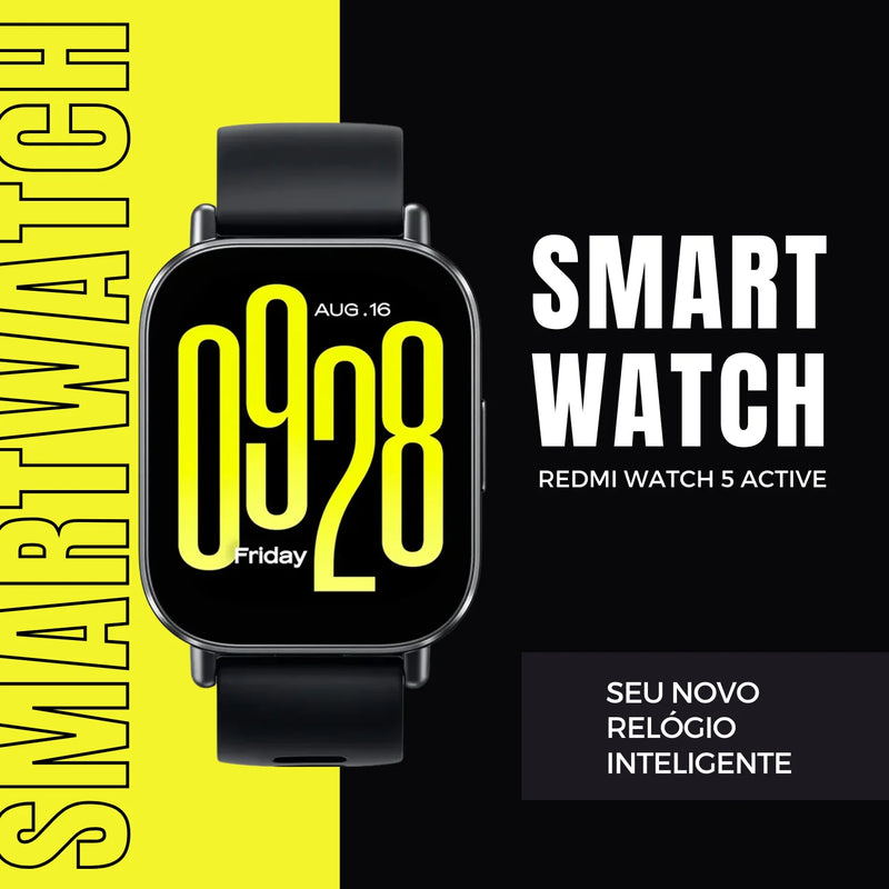 👉 Smartwatch Anvinne Active 5: Moderno, Prático e Inteligente