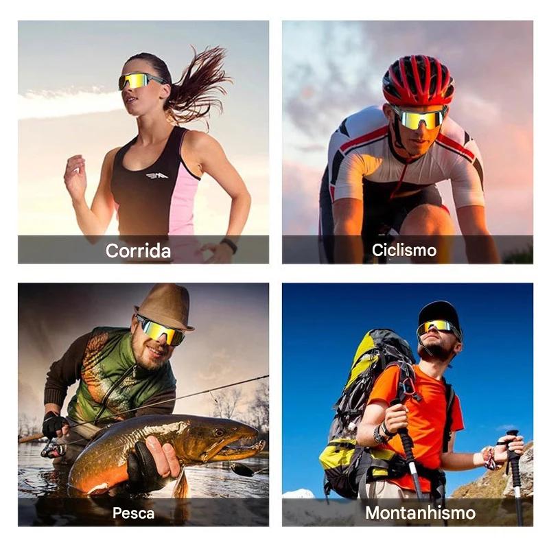 🕶️ Óculos de Sol Inteligente Bluetooth 5.3 – Chamadas, Música e Assistente de Voz para Esportes e Lazer