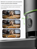 🐾 Anvinne SmartFeeder Cam™ – Alimentador Automático com Câmera 1080P, Visão Noturna e Controle por App (2L/4L)