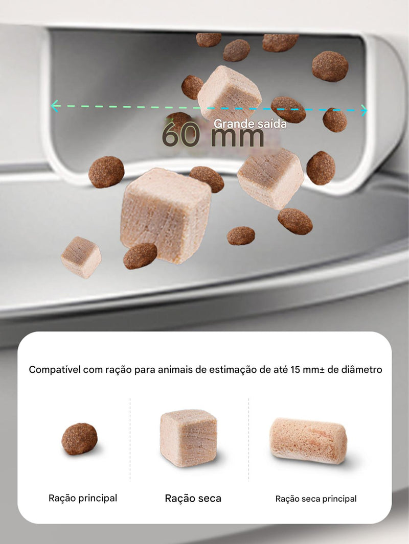 🐾 Anvinne SmartFeeder Cam™ – Alimentador Automático com Câmera 1080P, Visão Noturna e Controle por App (2L/4L)