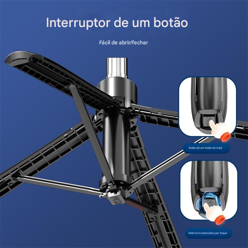🤳 Tripé FlexiReach 180 Pro – Liberdade Total Para Seus Registros!