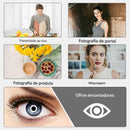 Anel de Luz LED 10" Dimerizável com Tripé Ajustável e Suporte para Celular – Luz Branca, Quente e Suave