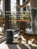 🐾 Anvinne SmartFeeder Cam™ – Alimentador Automático com Câmera 1080P, Visão Noturna e Controle por App (2L/4L)
