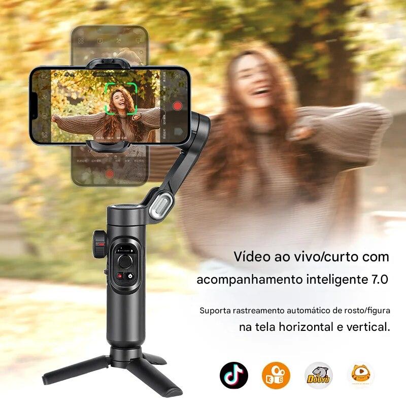 🎥 Estabilizador SmartFollow 3X Pro - Capte com Precisão, Grave com Liberdade!
