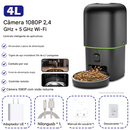 🐾 Anvinne SmartFeeder Cam™ – Alimentador Automático com Câmera 1080P, Visão Noturna e Controle por App (2L/4L)