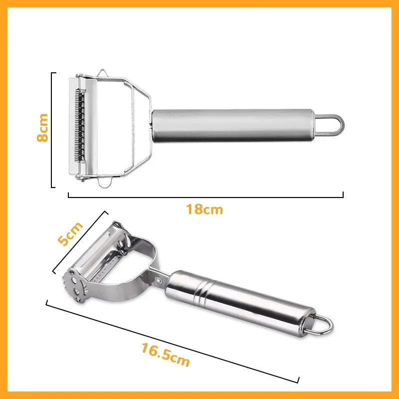 Descascador multifuncional – aço inox para frutas e vegetais