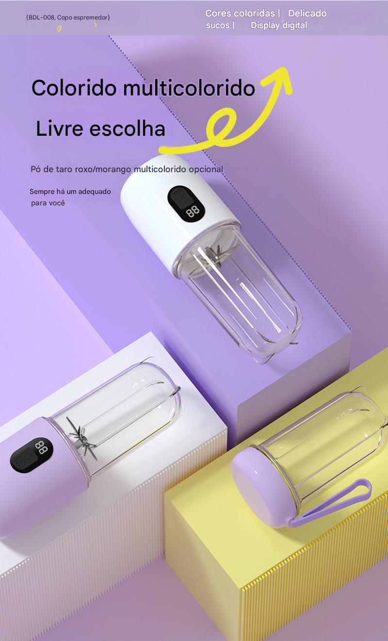 Mixer Portátil USB Anvinne — Mini Liquidificador sem Fio para Smoothies e Shakes