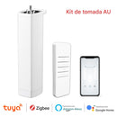 Motor de Cortina Inteligente Anvinne Tuya Wi-Fi/Zigbee com Controle por App e Voz