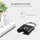 Cadeado Inteligente Biométrico — Anvinne Keyless Lock USB 🔒