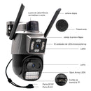 Câmera de Segurança Wi-Fi 6MP 4K – Visão 360° Inteligente para Áreas Externas | Anvinne