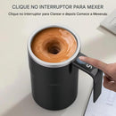 Copo Elétrico Anvinne 380ml – Misturador Magnético com Display de Temperatura, USB-C e Tampa à Prova de Vazamentos