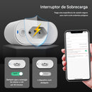 Tomada Inteligente Wi-Fi/Zigbee 16A/20A com Monitor de Energia – Controle por APP e Voz | Anvinne