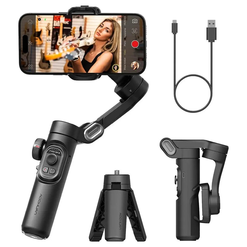 🎥 Estabilizador SmartFollow 3X Pro - Capte com Precisão, Grave com Liberdade!