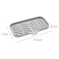 Bandeja de silicone para pia – organizador prático para sabonete e esponja