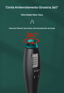 🏃‍♂️ Corda de Pular Inteligente com Contador Digital – Ajustável, Aço Reforçado e Treino para Queima de Calorias
